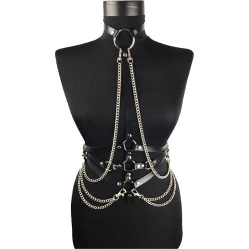 BDSM Sexy Women Body Harness Bra Chest Bondage Erotic Lingerie Cage Bra Gothic Garter Sex Toys Juguetes Sexules Juguetes Sexul3s