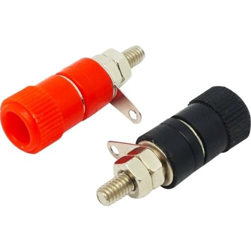 Free shipping 10PCS Terminal Blocks JS-910B 4mm Amplifier Connector Binding Post