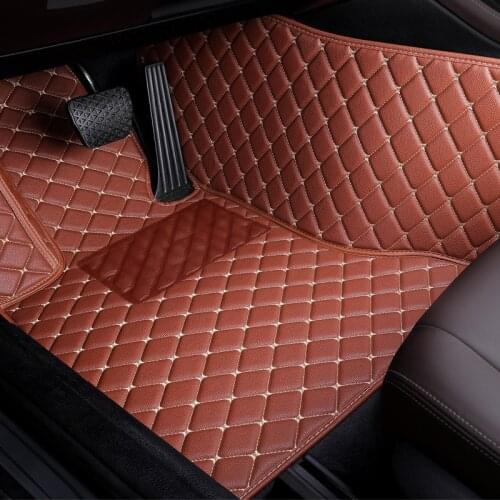 CUWEUSANG car floor Foot mat For VOLKSWAGEN vw passat b5 touran 2005 polo sedan golf 6 sharan waterproof car accessories