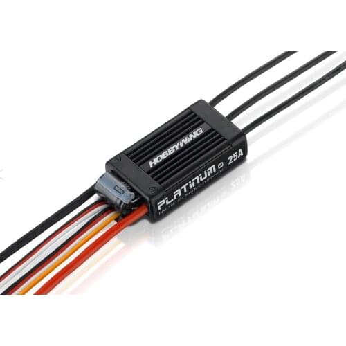 Hobbywing Platinum 25A V4 3-6S /40A V4 ESC 3-4S Lipo Brushless ESC with BEC DEO Speed Controller for RC Helicopter 450-480 Drone
