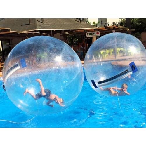 Water Walking Ball Toy Ball With Tpu 1.0mm And Germany Tizip Zipper Of 2m Diameter For 1-2 Persons