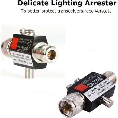 Lightning Arrestor N Male Plug to N Female Coaxial 0-2.5GHZ 400W 50ohm DC-2500MHz N Connector 400W CA-23RP CA-35RS