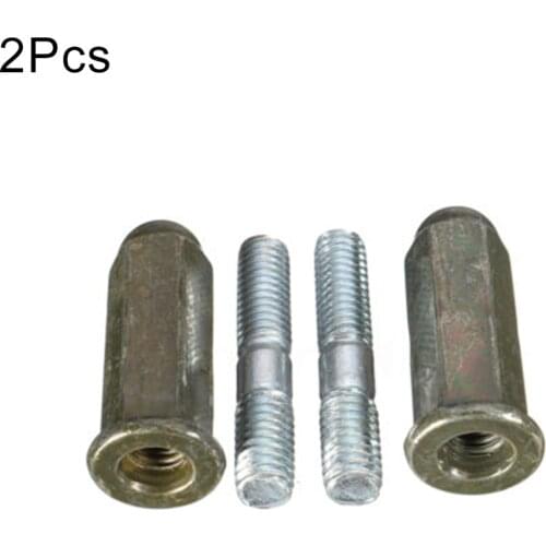 2 Set 6mm Exhaust Stud Nut Bolt Set Universal for GY6 110cc 125cc 140cc 160cc 200cc Pit Dirt Bike Pitbike
