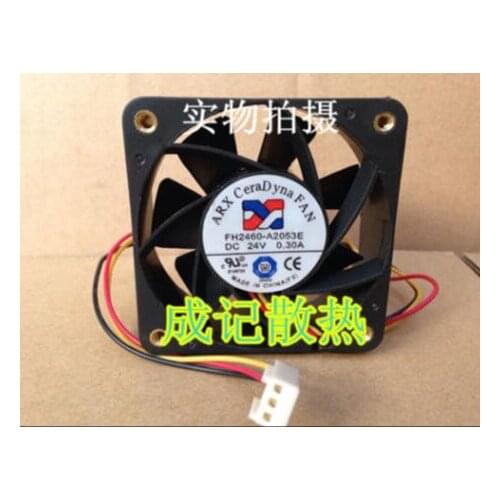 Original FH2460-A2053E 24V 0.30A 6CM 6025 3 line cooling fan