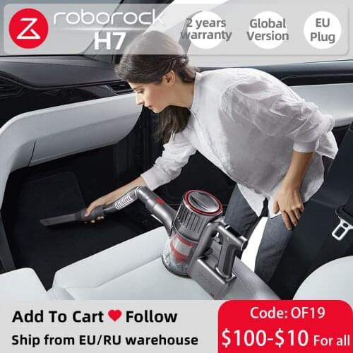Roborock-H7 Cordless Stick Vacuums Cleaners Wireless Handheld Carpet Sweeper Use With S7 Home Dust Collector Sweep Clean Robotic