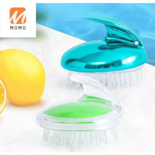 Shampoo Brush Massage Brush Shampoo Comb Scalp and Head Silicone Anti-Itching Head Scratching Tool
