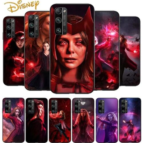 Scarlet Witch for Huawei Honor V30 20 Pro X10 9S 9A 9C 9X 8X 10 9 Lite 8 7 Pro Silicone Soft Black Phone Case