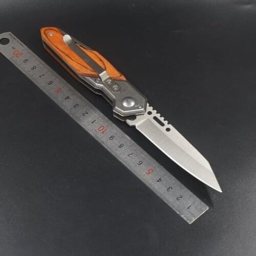 Pocket Knife Folding Survival Tactical Knife 440C Blade Outdoor Combat Hunting EDC Knives Camping Self-defense Multi Tools