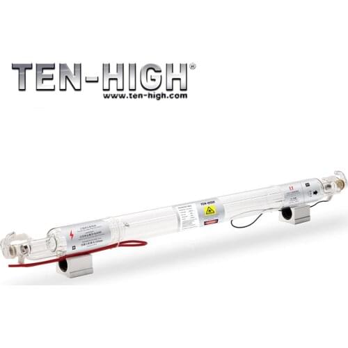 TEN HIGH Co2 Glass Laser Tube 20/30/40/50/60W Glass Laser Lamp for CO2 Laser Engraving Cutting Machine Free shipping