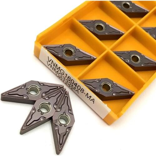 VNMG160408 MA VP15TF carbide inserts External Turning Tool Cutting tool CNC inserts VNMG 160408 turning insert lathe tool
