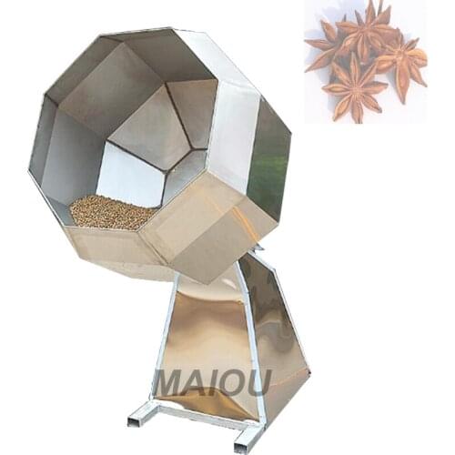 Octagonal Snack Food FIavoring Machine Disk Fried Peanuts Seasoning Machine Drum Machine