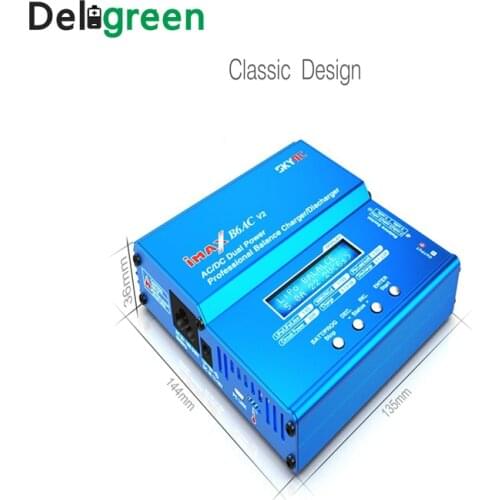 SKYRC IMAX B6AC V2 Charger 50W Lipo Battery Balance RC Discharger Helicopter Quadcopter With Power Adapter100% Original