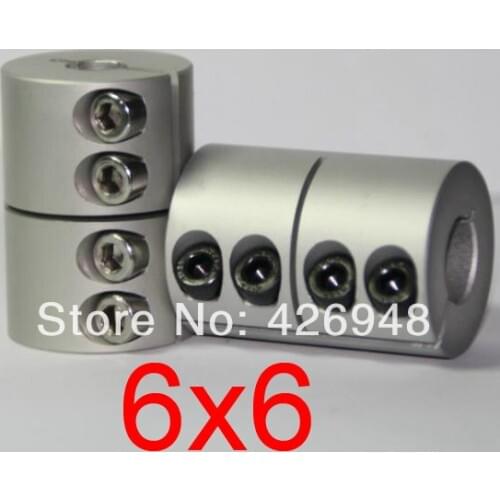 6x6 Rigid clamping screws Solid Coupling for Engraving machine,6mm to 6mmshaft coupler for Carved painting stepper motor D25 L40