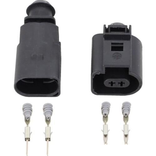 2 Pin Female Male 1.5mm Auto Temp Sensor Plug Deflation Valve Plug Waterproof Connector 2P DJ7022A-1.5-11/21