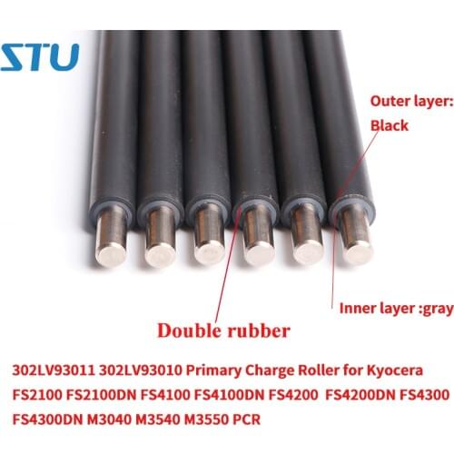 5PCS 302LV93011 302LV93010 Primary Charge Roller for Kyocera FS2100 FS2100DN FS4100 FS4200 FS4300 M3040 M3540 M3550 FS4100DN PCR