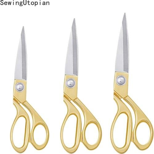8.5/9/10 Inch Professional Tailor Scissors Sewing Scissors Dressmakers Shears Needlework DIY Craft Sewing Tools Christmas Gift