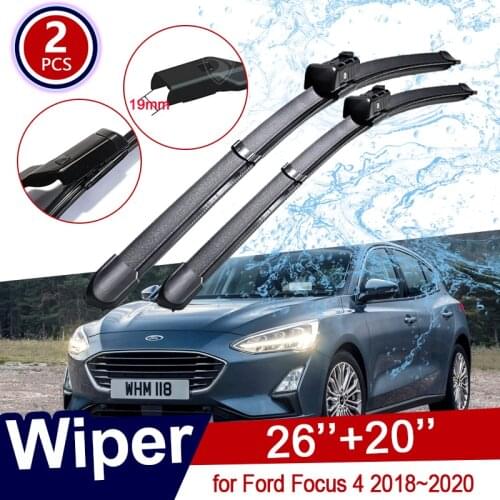 Car Wiper Blades for Ford Focus 4 2018~2020 2019 MK4 Front Window Windshield Windscreen Wipers Car Accessories Stickers
