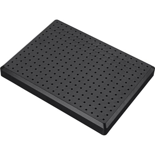 BMBY-Plastic Hobby Airbrush Spray Booth Clip Base Stand Paint Model Part Holder-With 19X14 Holes