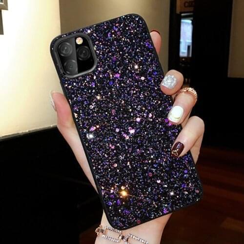 Luxury Shining Glitter Sequins Phone Cases For Apple iphone 12 back cover for iPhone 12 Pro Max iphone12 12Pro coque fundas