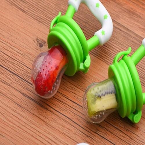 Baby Food Bite Bag Teether Nipple Music Baby Food Supplement Trainer Baby Bite Feeding Supplies Trainning Teether Silicone