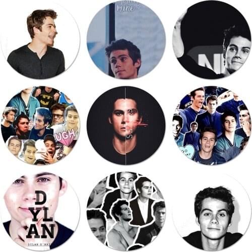 Dylan O'Brien Teen Wolf cool Icons Pins Badge Decoration Brooches Metal Badges For Clothes Backpack Decoration 58mm