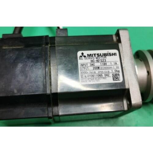 HC-KFS23 servo motor , used in good condition . 80% appearance new , good working , free shipping