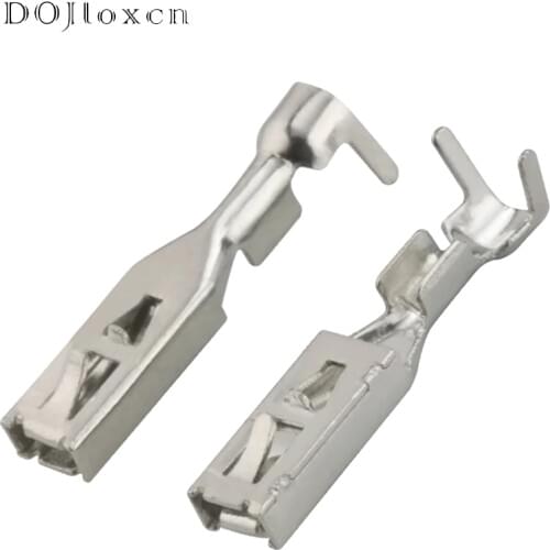 20 Pcs 2.8 MM Series H62 Wiring Tinned Copper Terminals Automotive Male Connector For Audi VW DJ625B-2.8*0.8A 962883