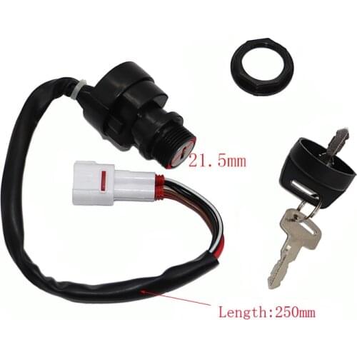 ATV Ignition Key Switch For Yamaha Warrior BIG BEAR YFM350 BANSHEE YFZ350 KODIAK YFM400 4WD RAPTOR YFM50 YFM80 WOLVERINE YFM350