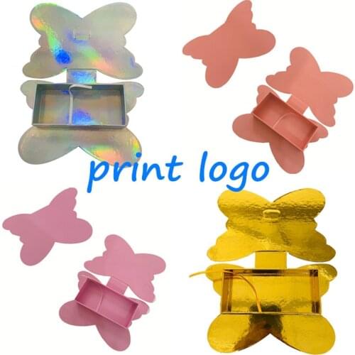 Lash Boxes Wholesale Eyelash Packaging Newest Empty Lash Case with Clear Tray 25mm Mink Lash Boxes Packaging butterfly lash box