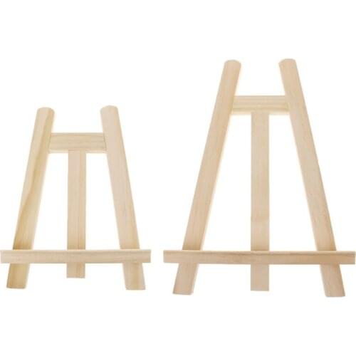 Mini Artist Wooden Easel Wood Stand Display Holder For Party Decoration 15*20cm Triange Easel