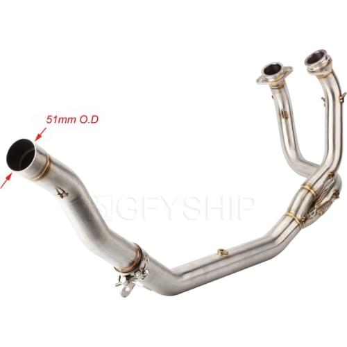 Motorcycle For Honda CRF1000L 2016 2017 2018 2019 AFRICA TWIN CRF1000L / ADV Escape Decat Pipe Exhaust Muffler Header Link Pipe