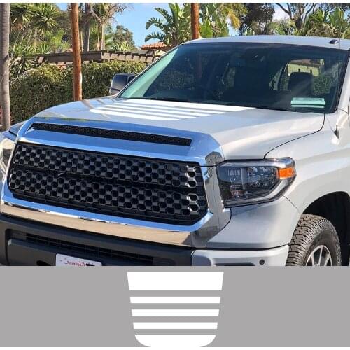 For Toyota Tundra Pickup Stickers Car Engine Hood Stripe Decor Decals Graphics Vinyl Film Cover Auto Exterior Tuning Accessories