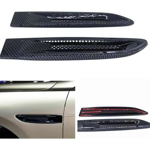 For Jaguar XF XE XFL F Pace E Pace X250 X260 X540 X760 X761 2018-2020 Car Exterior Body Side Air Vent Fender Trim Stickers Cover