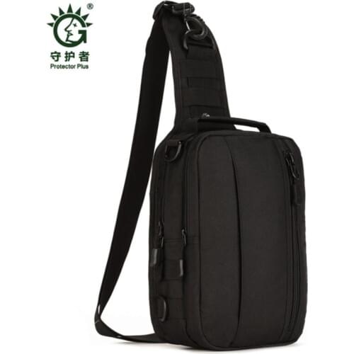 IPAD Single Shoulder Backpack Multi-purpose Travel Brassiere Slant Bag Four-purpose Bag Men Waterproof 1000D Nylon Tactical