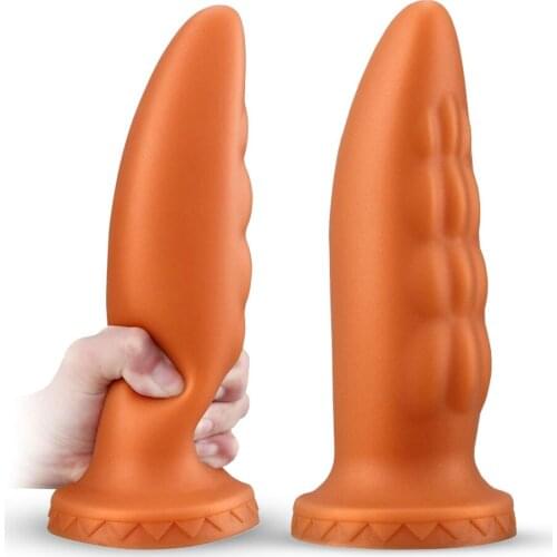 Silicone Material Huge Anal Plug Soft Butt Plug Particle Stimulator Anal Toy Adult Product Prostate Massager Sex Toys for Couple