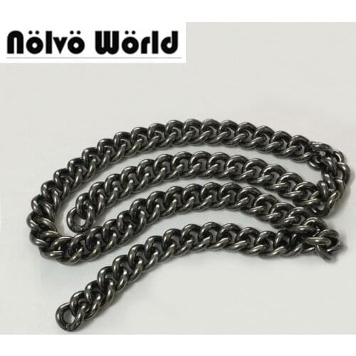 5 meters 4.7X17mm Wide 100% Aluminium Chain Retro Antique Silver color Roller Alum Light chain for hand bag purse adjusted strap