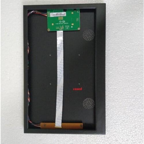 Universal compatible panel screen case N156BGE/EA2/E42/EB2 15.6" 16:9 DIY Metal alloy case + 2 EDP Controller board LED kit