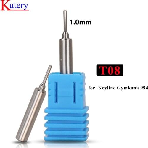 Kutery Universal Tracer/Decoder For KEYLINE Gymkana 994 Locksmith Car Key Tool T08 1mm Clamp Milling Cutter For Keyline Gymkana