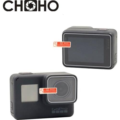 Screen Protector Ultra Clear LCD + Plastic Lens Protector Film Slim for Go Pro HERO 5 6 7 Black Camera Accessories