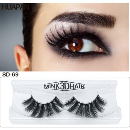 2Piece = 1Pair High Quality New 3D Eye Lashes Natural Long Hand Made False Eyelashes Thick Longer Shiny Big-Eyed Makeup