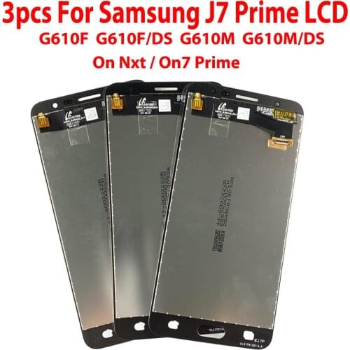 3Pieces/lot Test For Samsung Galaxy J7 Prime Display G610 Assembly Screen Touch On7 Prime G610M G610Y G610F LCD Display J7P 3pcs