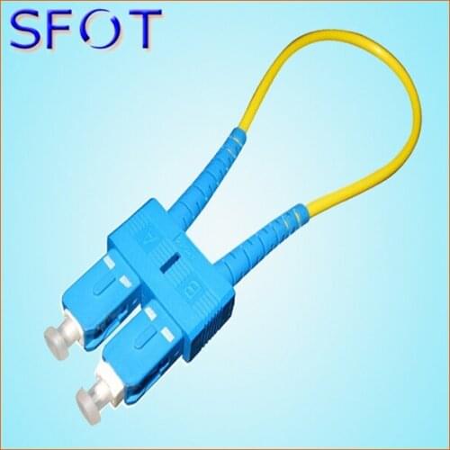 50pcs/lot, SC/UPC Fiber Optic Circuitors SC Circuitors SC Fiber Optic Connectors Loopback, single mode, cable type