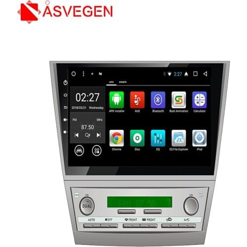 Asvegen 10.2 inch 2din Android 7.1 HD Otca Core Car Navigation Stereo Multimedia Player Auto GPS Radio For For Toyota CAMRY 2008