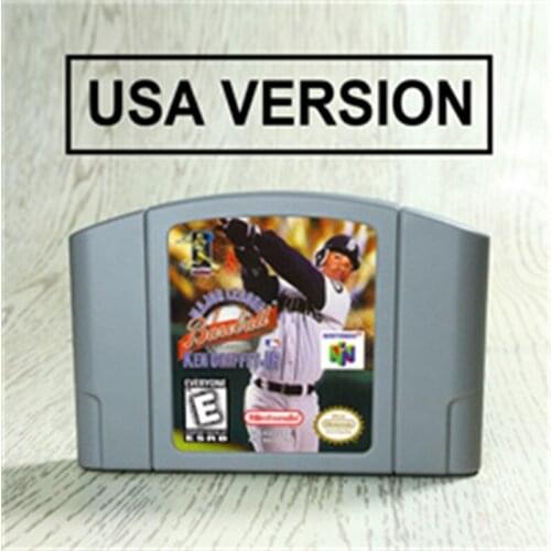 Major League Baseball Featuring Ken Griffey Jr. For 64 Bit Game Cartridge USA Version NTSC Format