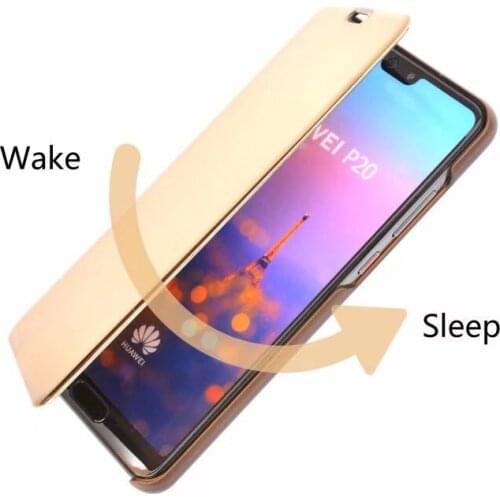 Case For Xiaomi mi9 Cover xiaomi mi 9 Smart Flip Window view Electroplating Mirror Stand Hard Case For Xiaomi mi9 case kimTHmall