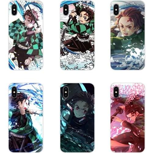 For Xiaomi Mi4 Mi5 Mi5S Mi6 Mi A1 A2 5X 6X 8 9 Lite SE Pro Mi Max Mix 2 3 2S Soft Transparent Cover Kamado Tanjirou Demon Slayer