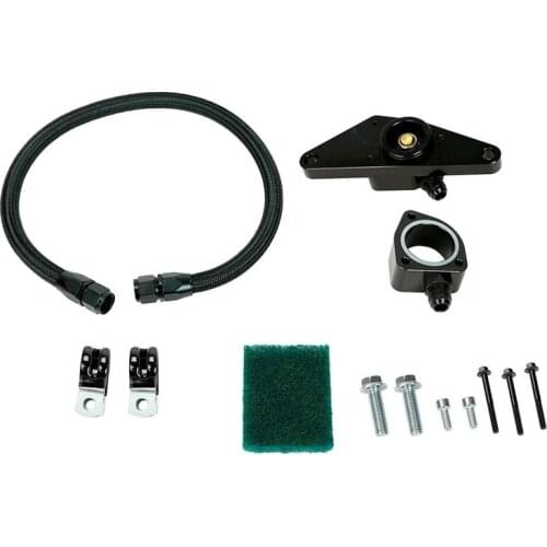 Coolant Bypass Hose Kit for 2007.5-2018 Dodge Ram 6.7L 2003-2007 Ram 5.9L Cummins Car Accessories Black