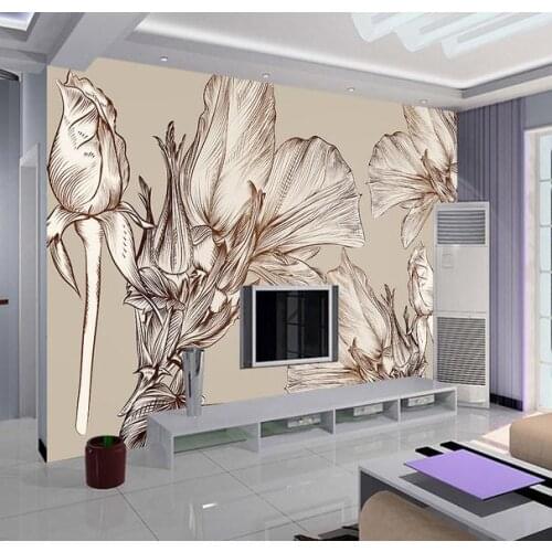 Customized 3d wallpaper 3d tv wallpaper murals Sitting room background wall wallpaper