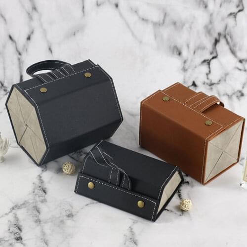 Mimiyou 2/3/4/5/6 Slot PU Leather Eyeglasses Storage Case Fashion Folding Sunglasses Box Bag Portable Eyewear Protector