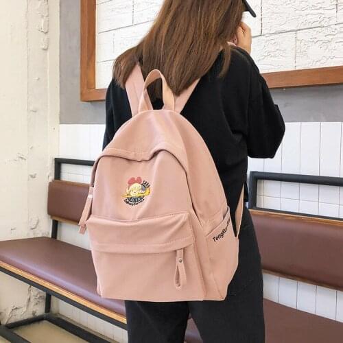 Fashion Backpack Korean Harajuku Backpack Teenager Girl Canvas Bag Student School Bag Outdoor Travel backpacks for women mochila